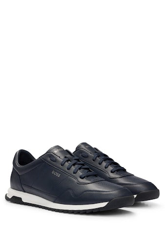 Sneakers blauw Boss Men Black