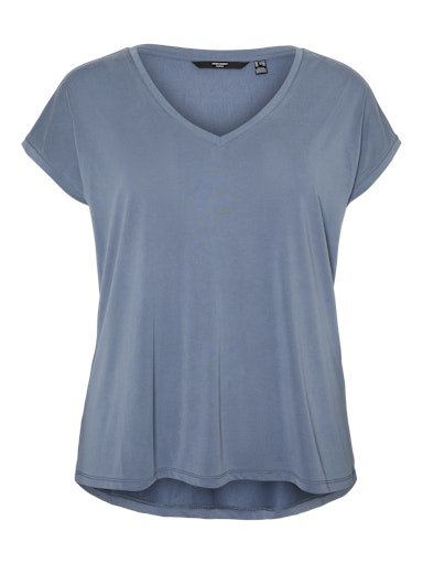 T-shirts korte mouw blauw VERO MODA Curve