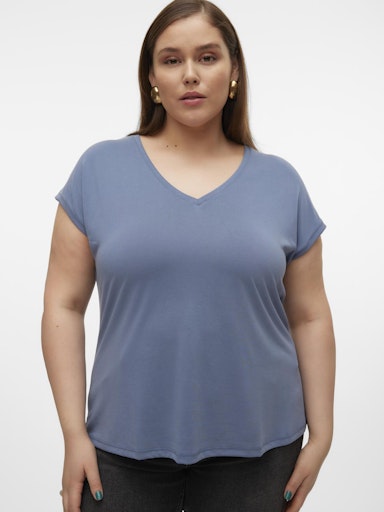 T-shirts korte mouw blauw VERO MODA Curve