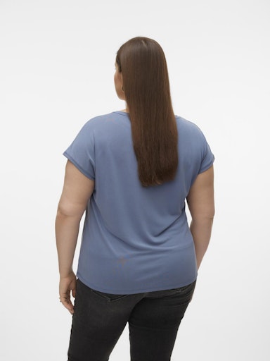 T-shirts korte mouw blauw VERO MODA Curve