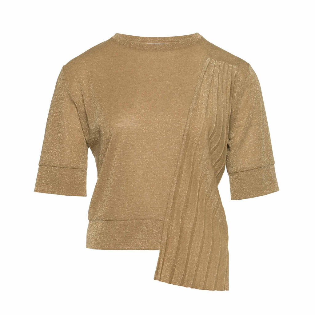 Blouses lange mouw goud Due Amanti