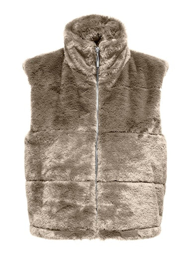 Bodywarmers bruin ONLY
