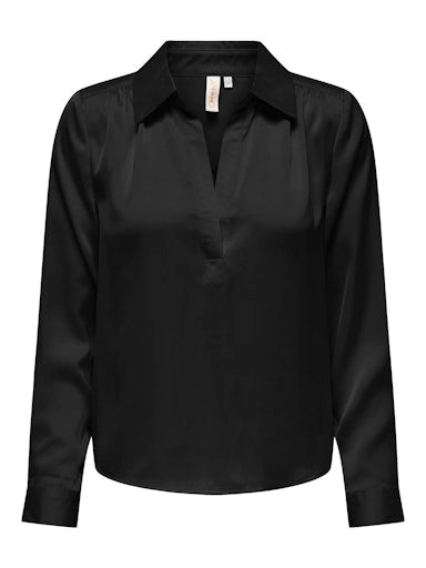 Blouses lange mouw zwart ONLY