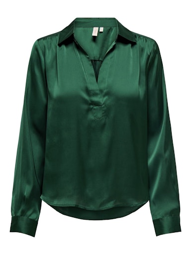 Blouses lange mouw groen ONLY