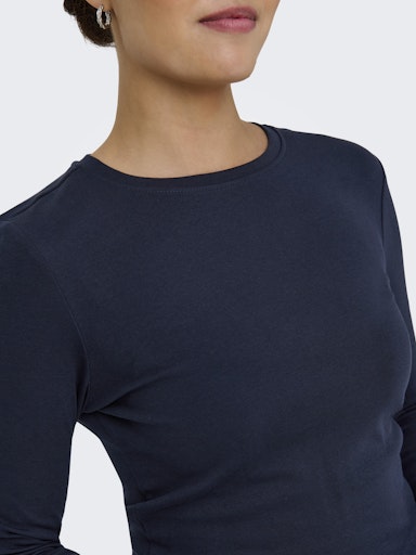 T-shirts lange mouw navy ONLY