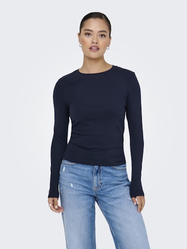 T-shirts lange mouw navy ONLY