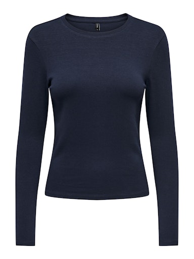 T-shirts lange mouw navy ONLY