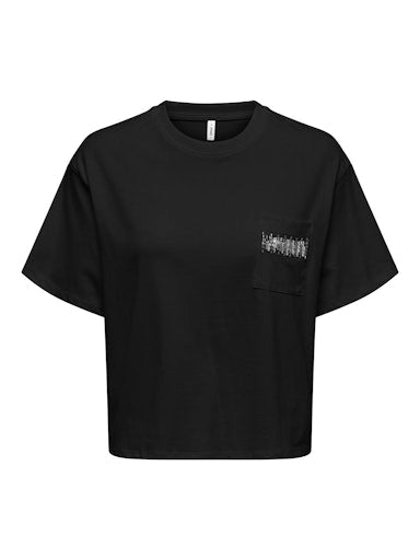 T-shirts korte mouw zwart ONLY