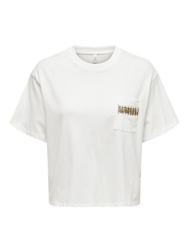 T-shirts korte mouw wit ONLY