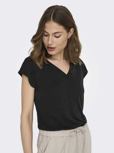 T-shirts korte mouw zwart ONLY