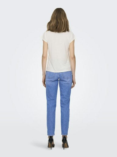 T-shirts korte mouw beige ONLY