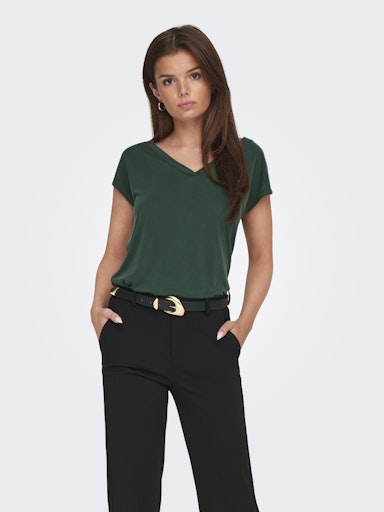 T-shirts korte mouw groen ONLY
