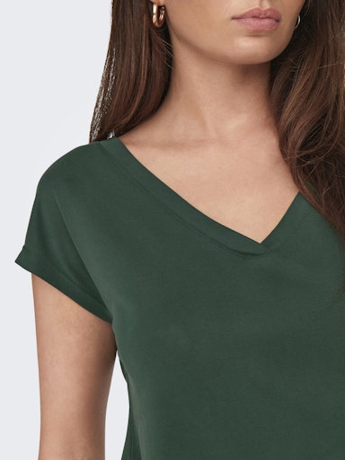 T-shirts korte mouw groen ONLY