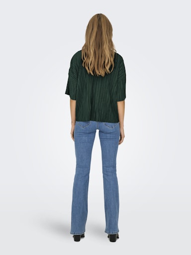 Blouses korte mouw groen ONLY