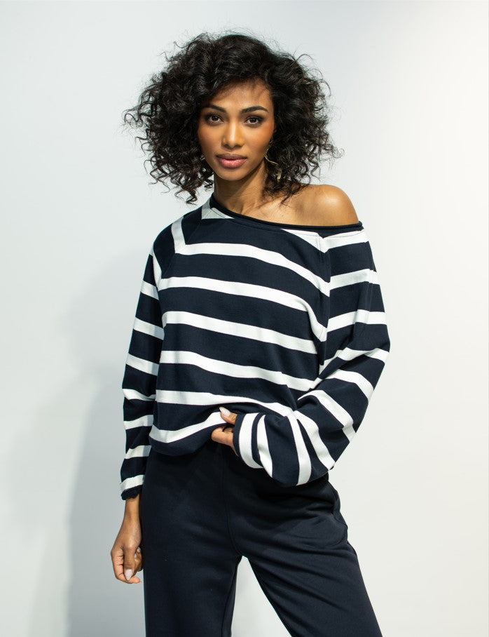 T-shirts lange mouw blauw Margittes