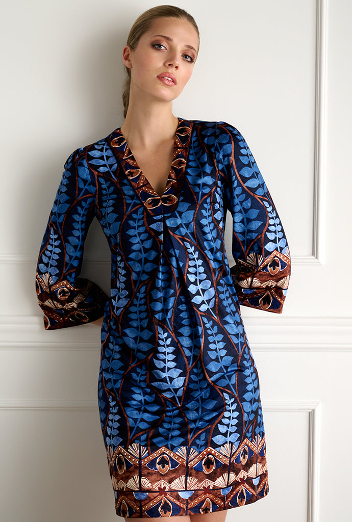 Jurken lange mouw multicolor K[DESIGN]