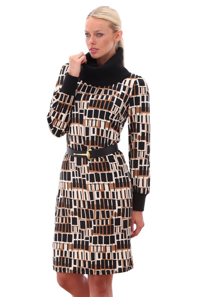 Jurken lange mouw multicolor K[DESIGN]