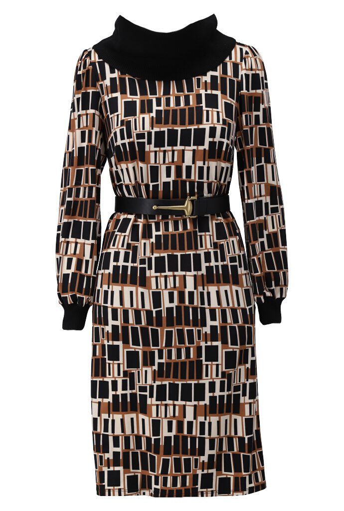 Jurken lange mouw multicolor K[DESIGN]