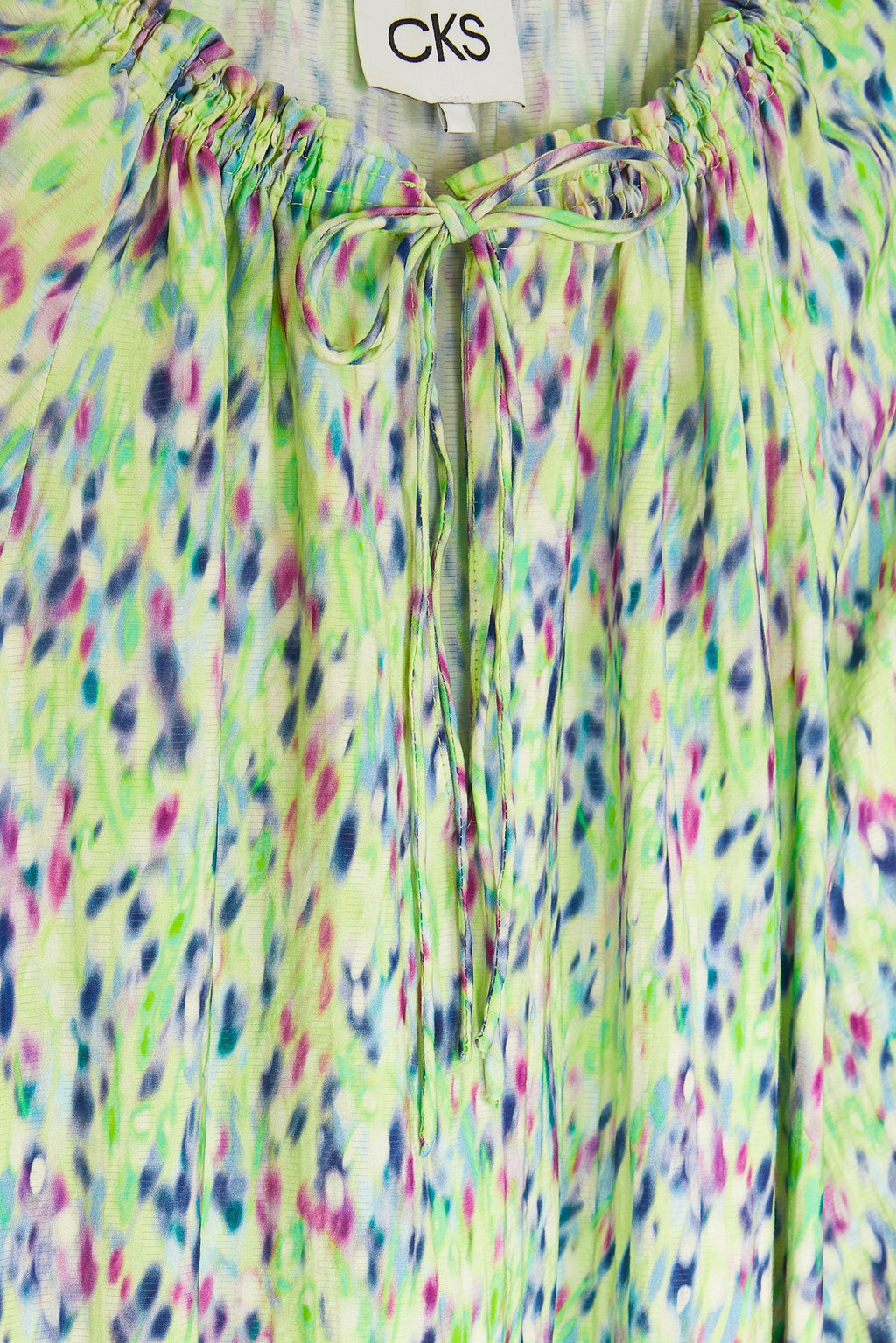 Jurken lange mouw groen CKS