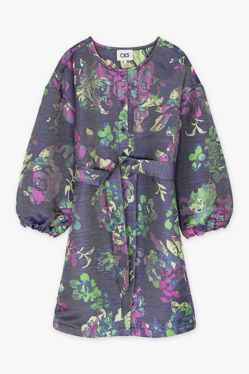 Jurken lange mouw multicolor CKS