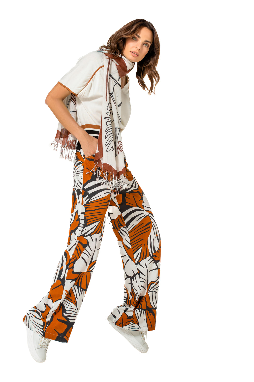 Sjaals multicolor Caroline Biss