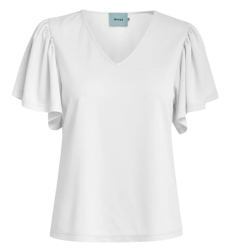 T-shirts korte mouw wit Minus