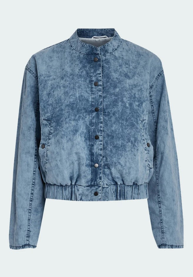 Jeansjassen blauw Minus