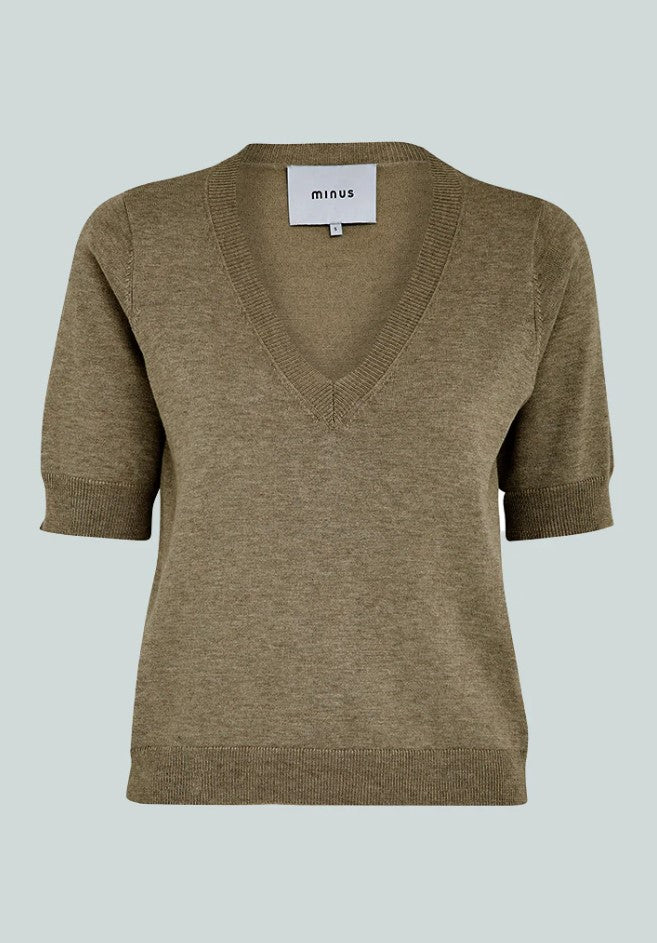 T-shirts korte mouw groen Minus