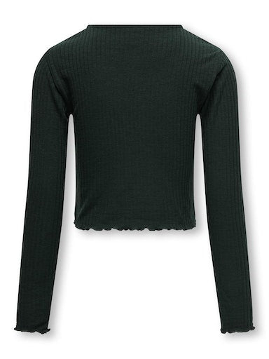 T-shirts lange mouw groen KIDS ONLY