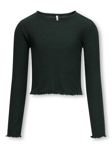 T-shirts lange mouw groen KIDS ONLY