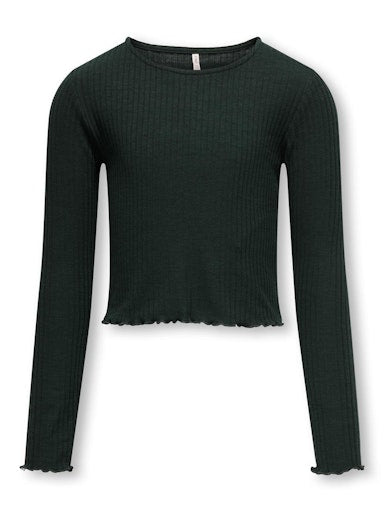T-shirts lange mouw groen KIDS ONLY