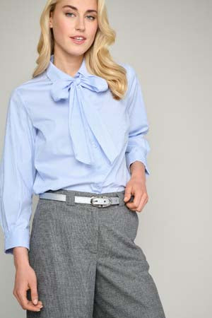 Blouses lange mouw blauw Marie Méro