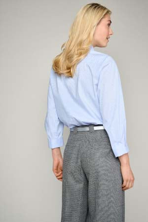 Blouses lange mouw blauw Marie Méro