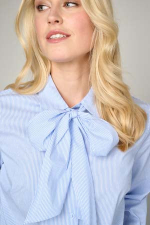 Blouses lange mouw blauw Marie Méro