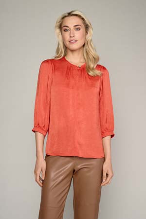 Blouses lange mouw rood Marie Méro