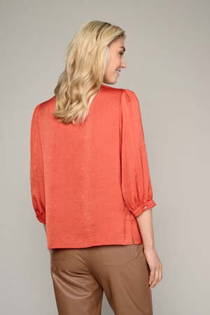 Blouses lange mouw rood Marie Méro