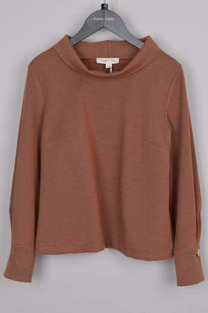 Blouses lange mouw bruin Marie Méro
