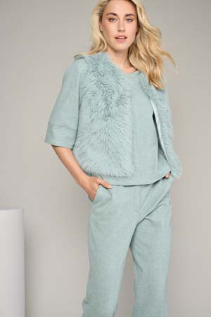 Gilets blauw Marie Méro