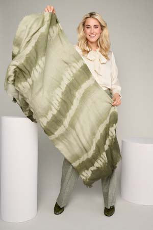 Sjaals groen Marie Méro