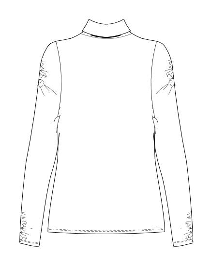 T-shirts lange mouw groen Marie Méro
