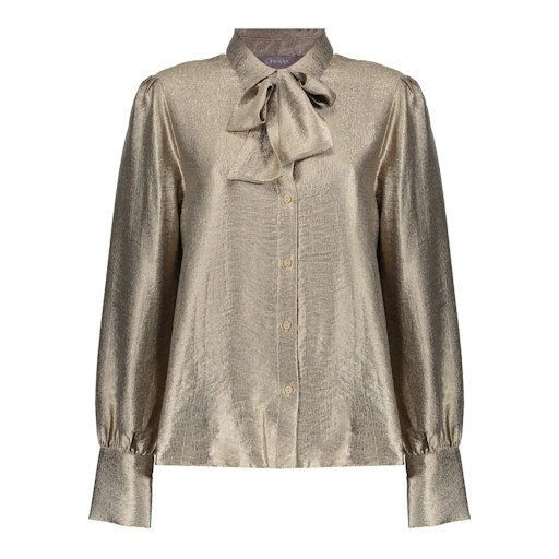 Blouses lange mouw goud Geisha
