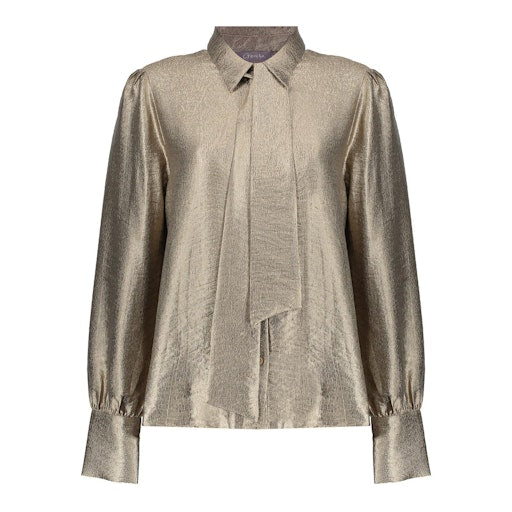 Blouses lange mouw goud Geisha