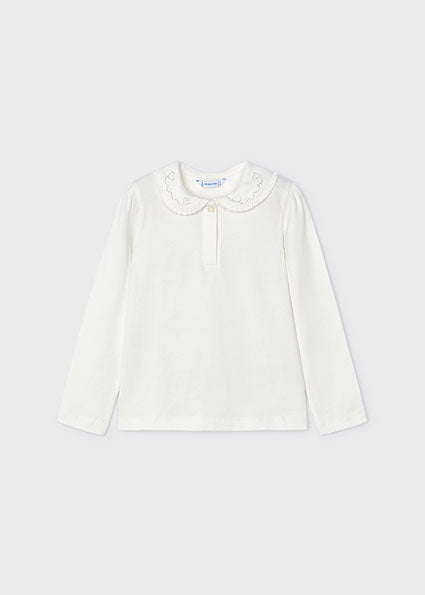 T-shirts lange mouw wit Mayoral