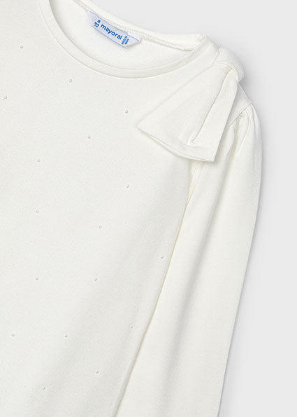 T-shirts lange mouw wit Mayoral