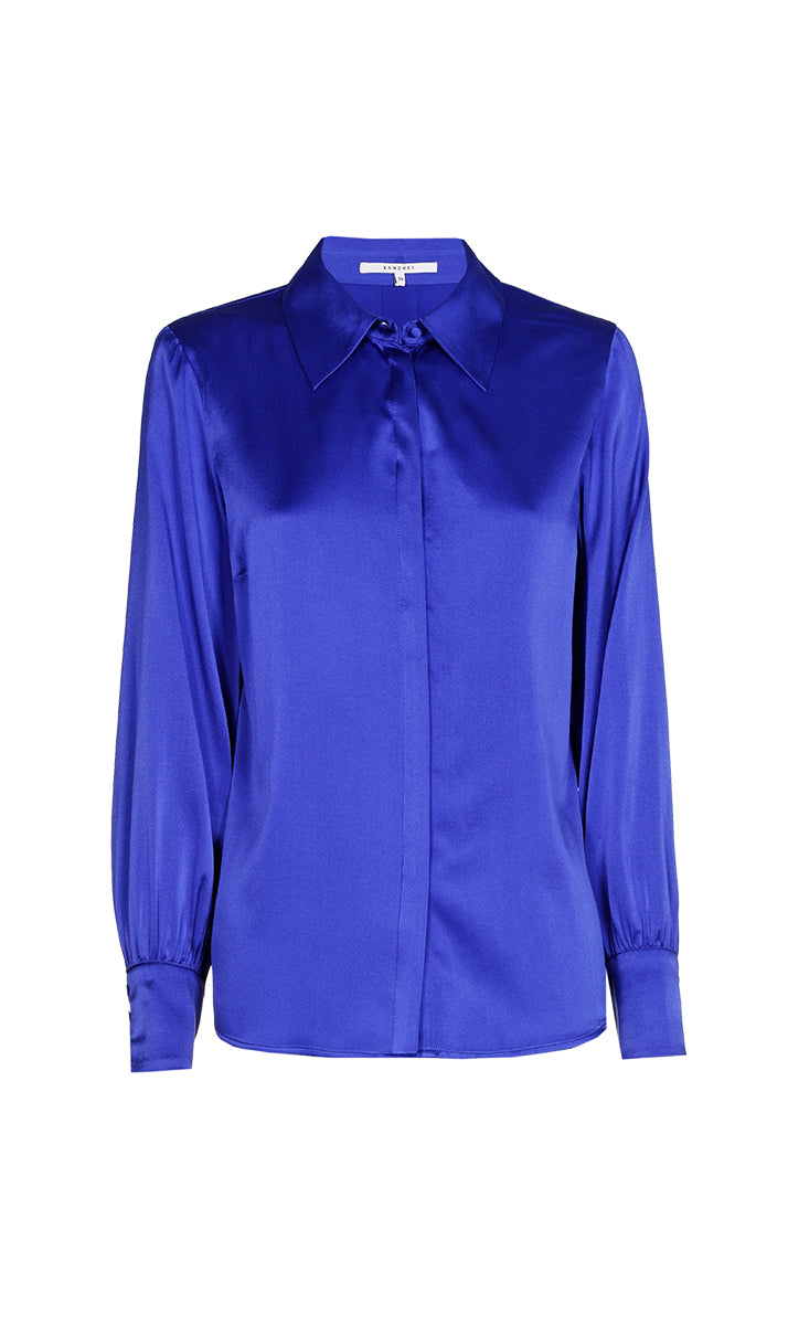 Blouses lange mouw paars Xandres