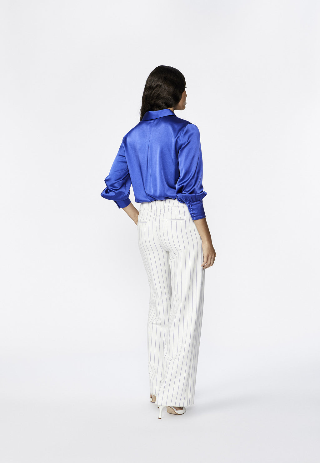 Blouses lange mouw paars Xandres