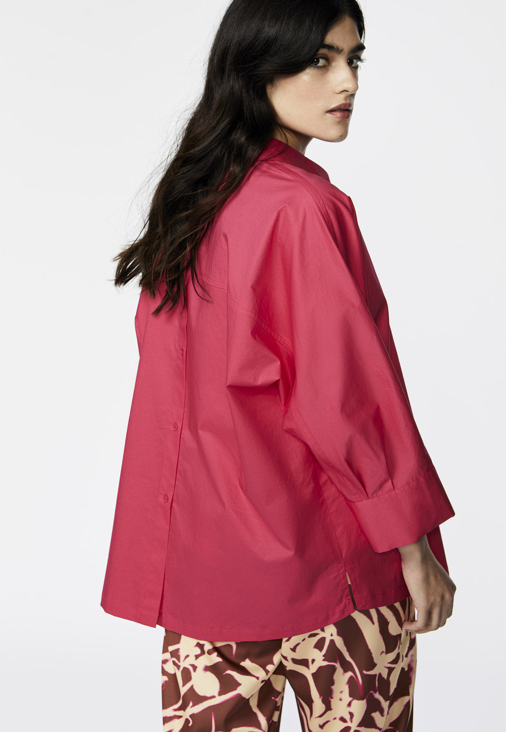 Blouses lange mouw roze Xandres