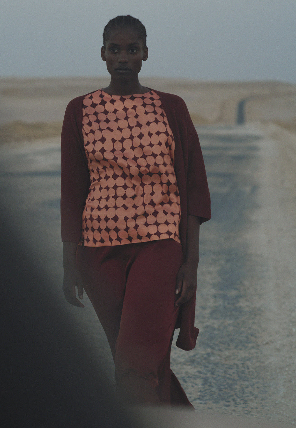 Blouses korte mouw oranje Xandres