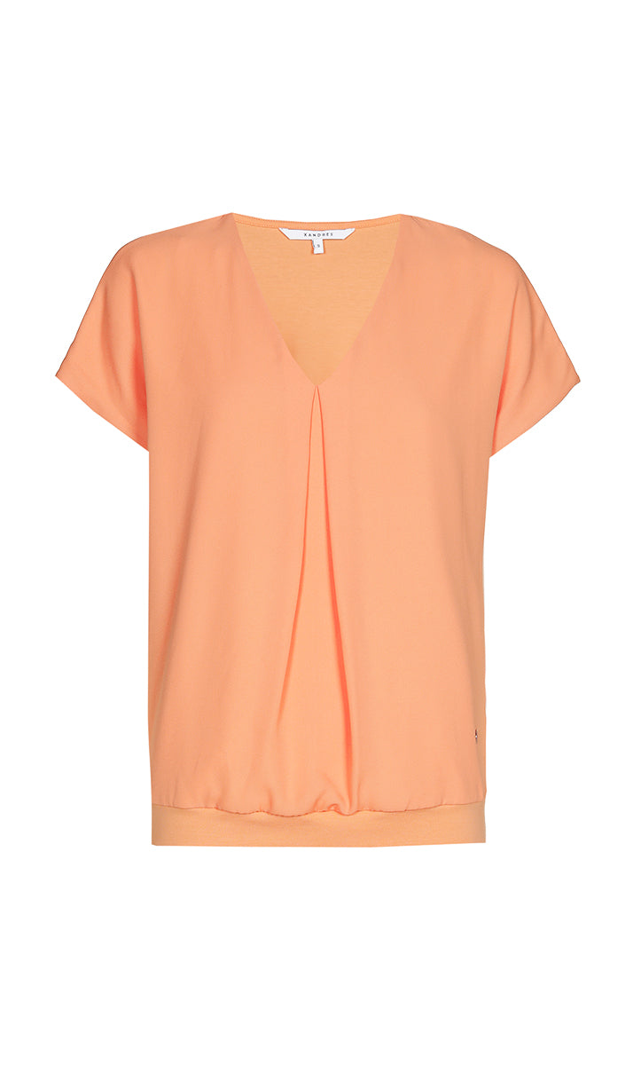 T-shirts korte mouw oranje Xandres