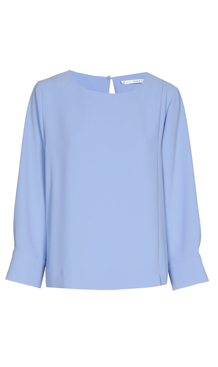 Blouses lange mouw blauw Xandres